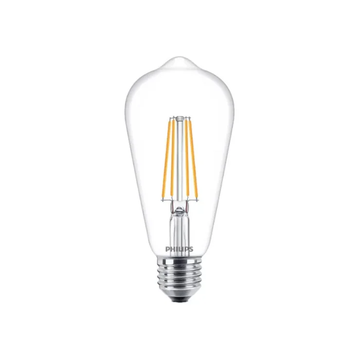 Philips CorePro E27 ST64 LED Bulb 7W Clear Warm White - 60W Replacement