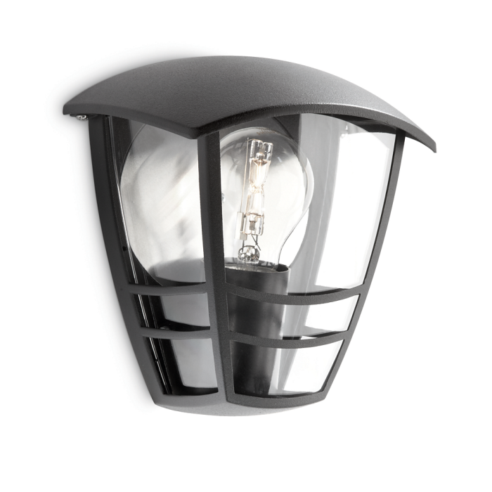 Philips Creek 153873016 Outdoor Black Wall Lantern