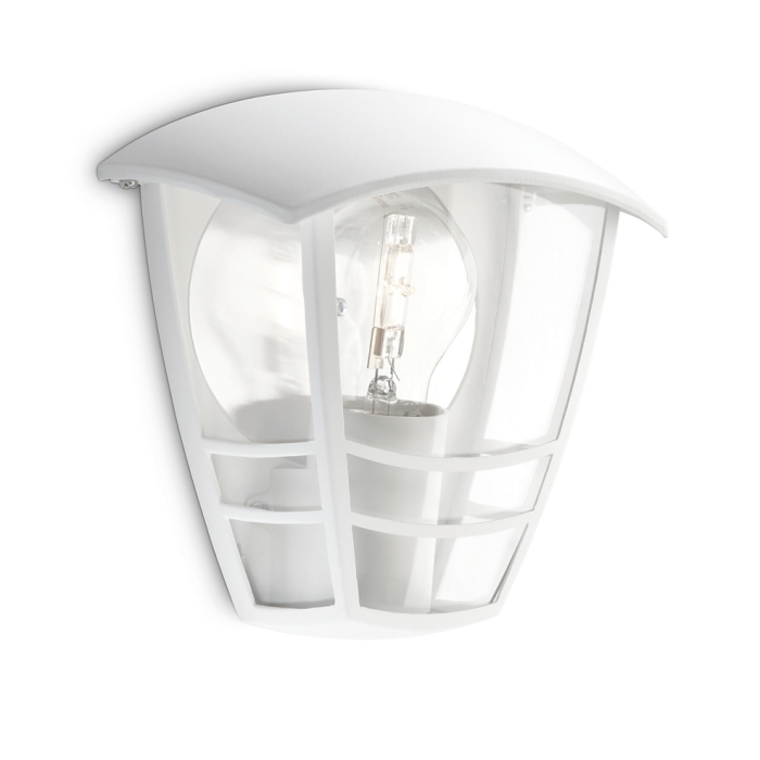 Philips Creek Outdoor White Wall Light