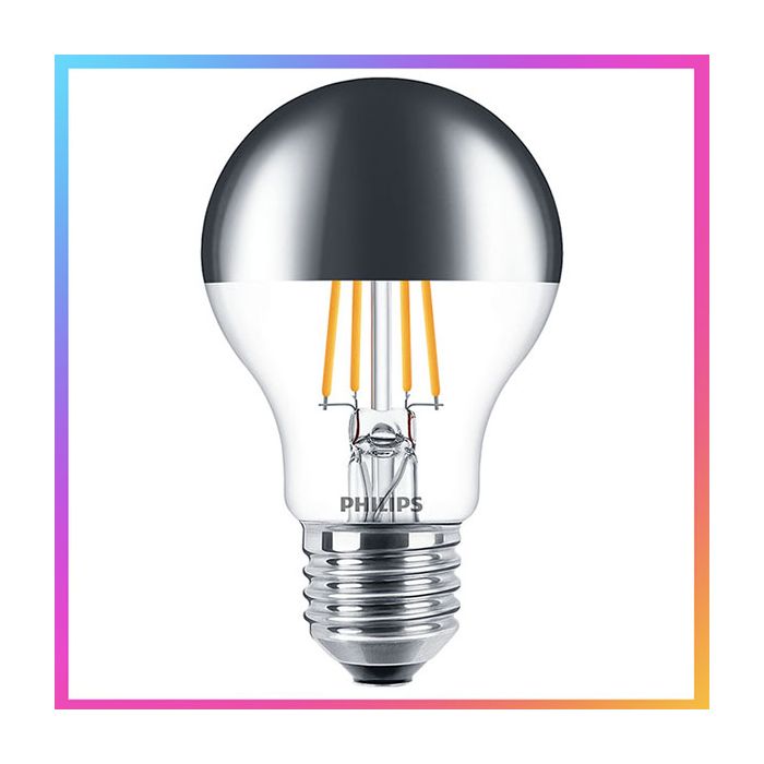 Philips Dimmable LED 7.5w E27 Crown Mirror 827 