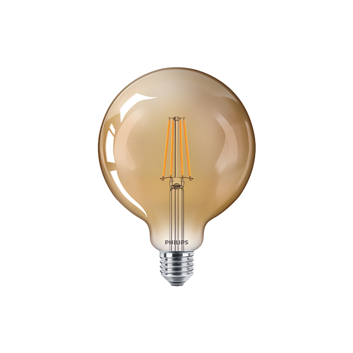 Philips Dimmable LED 8W G120 E27 822 GOLD