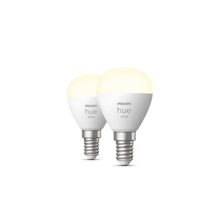 Philips Hue Golfball E14 | Smart Warm White | 2 Pack