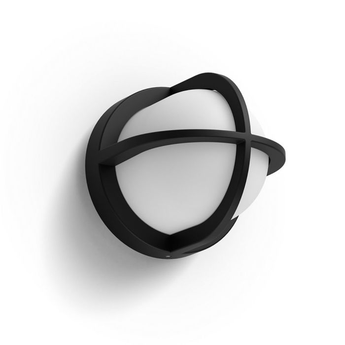 Philips LED Astible E27 IP44 Outdoor Wall Light Black