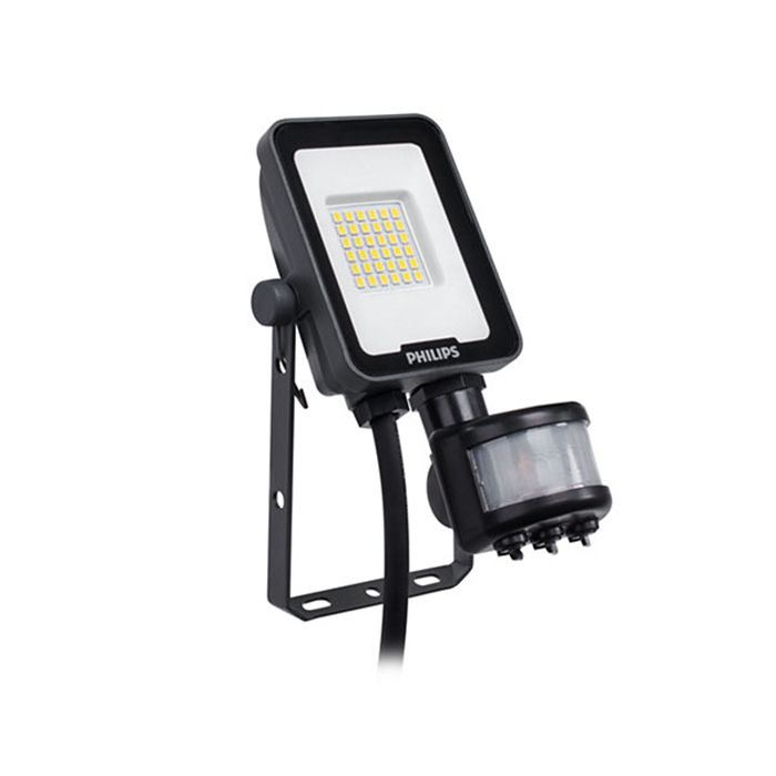 Philips Ledinaire 10W LED PIR Floodlight 4000K Symmetrical Beam