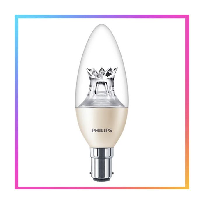 Philips Master DimTone B15 B38 Candle LED Bulb 5.5W Clear Warm Glow - 40W Replacement