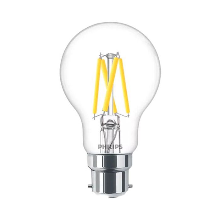 Philips Master DimTone B22 A60 LED Bulb 3.4W Clear Warm Glow CRI95 - 40W Replacement