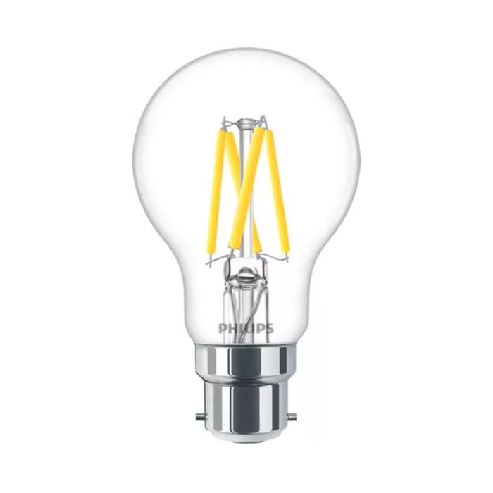 Philips Master DimTone B22 A60 LED Bulb 3.4W Clear Warm Glow CRI95 - 40W Replacement