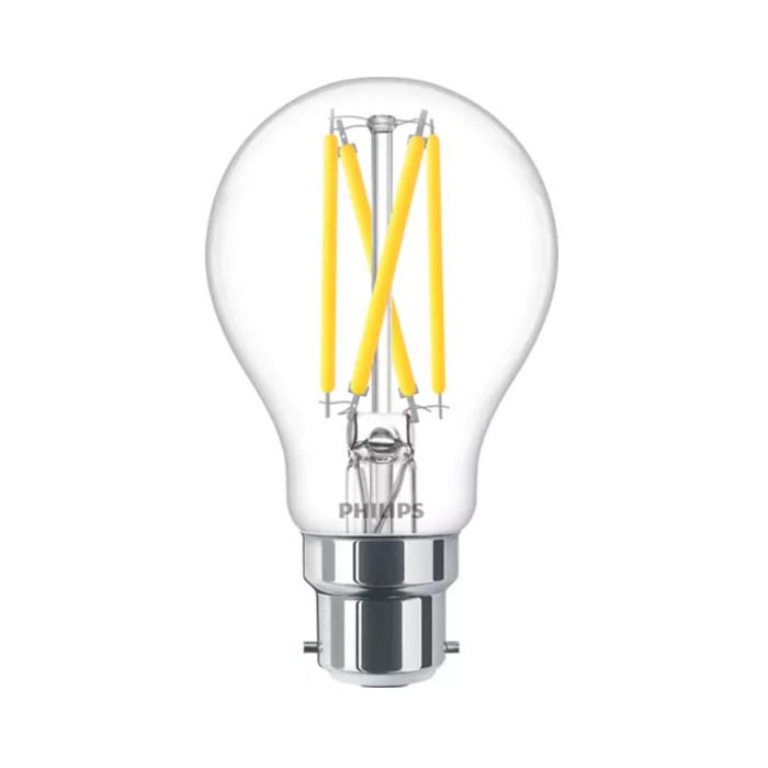 Philips Master DimTone B22 A60 LED Bulb 5.9W Clear Warm Glow CRI95 - 60W Replacement