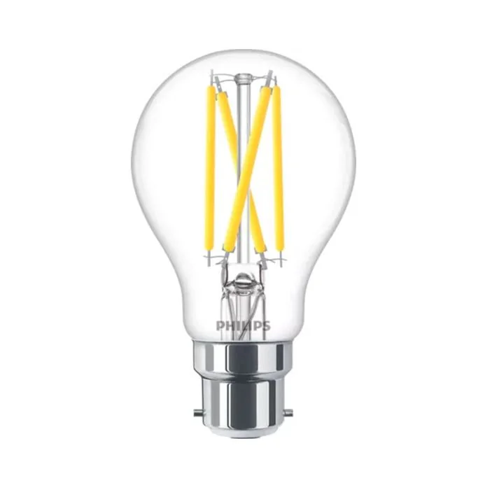Philips Master DimTone B22 A60 LED Bulb 5.9W Clear Warm Glow CRI95 - 60W Replacement