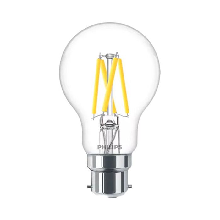 Philips Master DimTone B22 A60 LED Bulb 5.9W Clear Warm Glow CRI95 - 60W Replacement