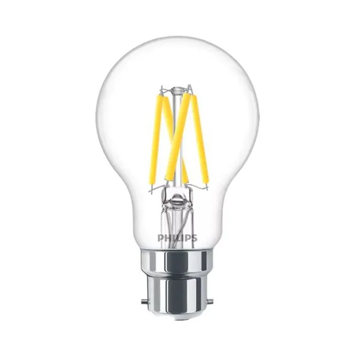 Philips Master DimTone B22 A60 LED Bulb 5.9W Clear Warm Glow CRI95 - 60W Replacement