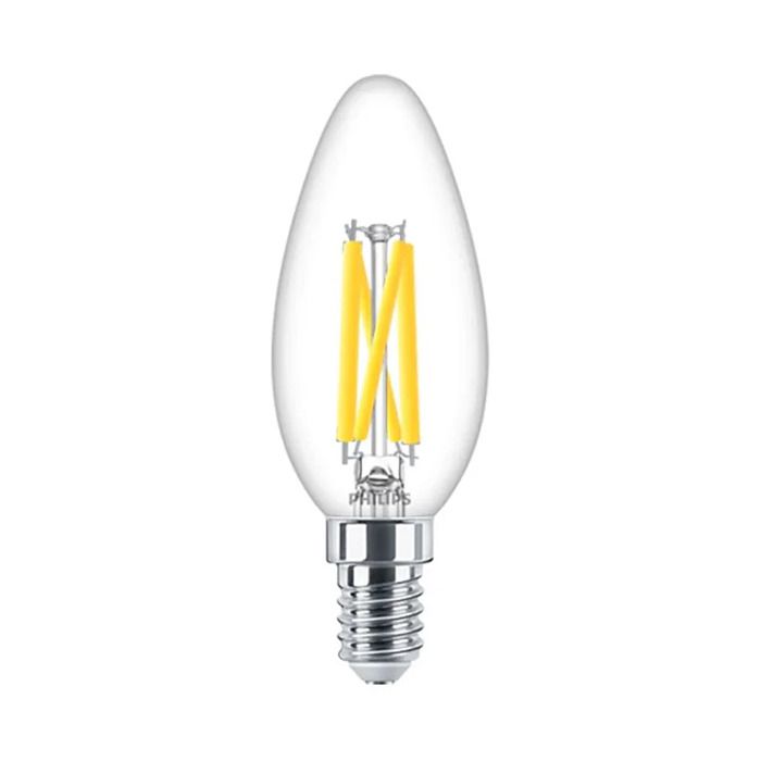 Philips Master DimTone E14 B35 Candle LED Bulb 5.9W Clear Warm Glow - 60W Replacement