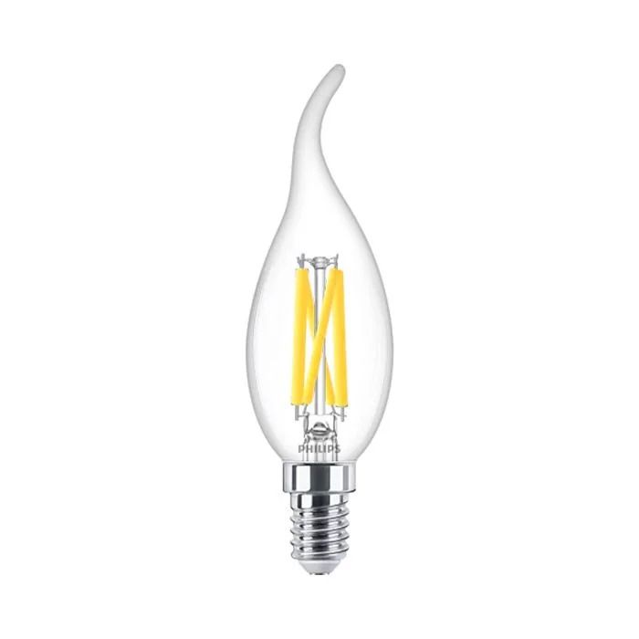 Philips Master DimTone E14 BA35 Candle LED Bulb 3.4W Clear Warm Glow - 40W Replacement