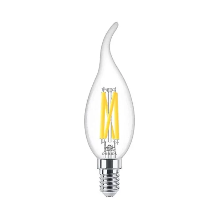 Philips Master DimTone E14 BA35 Candle LED Bulb 3.4W Clear Warm Glow - 40W Replacement