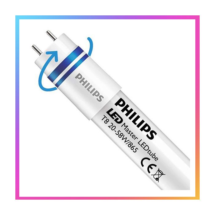 Philips MASTER LEDtube High Frequency (HF) 1500mm 5FT High Output (HO) 20W 865 T8
