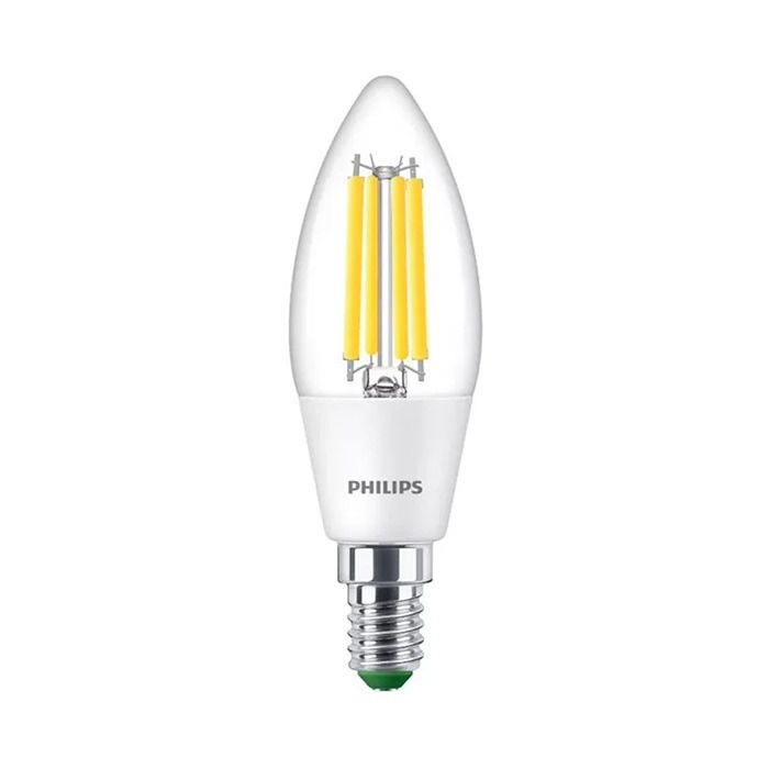 Philips Master Ultra Efficient E14 B35 Candle LED Bulb 2.3W Clear Neutral White - 40W Replacement