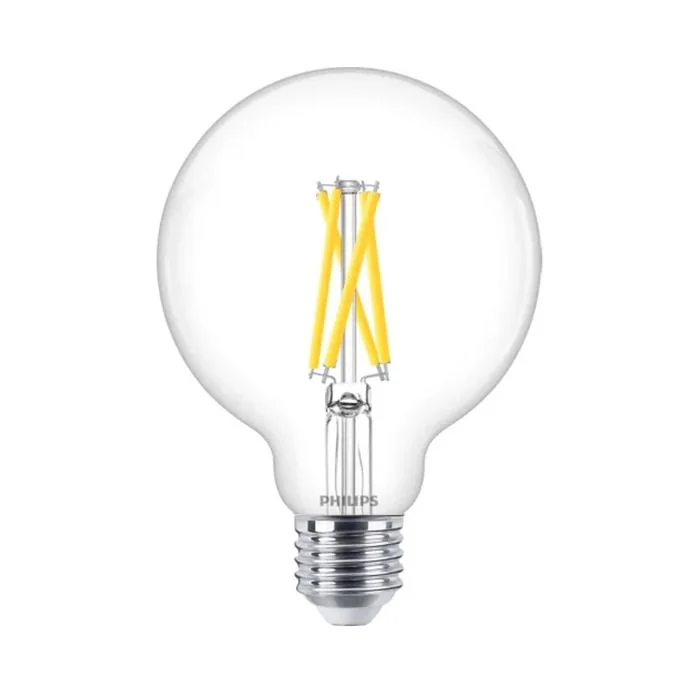 Philips Master Value DimTone E27 G93 Globe LED Bulb 5.9W Clear Warm Glow - 60W Replacement