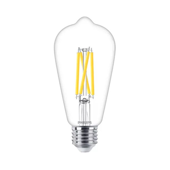 Philips Master Value DimTone E27 ST64 LED Bulb 5.9W Clear Warm Glow - 60W Replacement