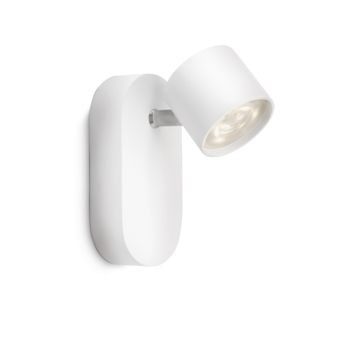 Philips myLiving STAR Single White LED Spot Light