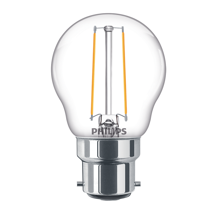 Philips Signify CLA LEDLuster ND 2-25W P45 B22 827 CL