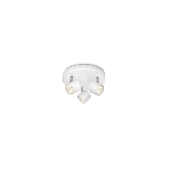 Philips STAR White 3 Spot LED Ceiling Light