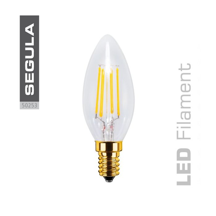 Segula LED 50253 4w Candle Clear E14 250lm 2200K Dimmable