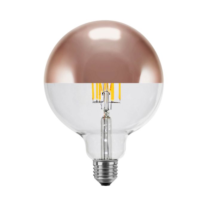 Segula LED Ambient 50494 8w Globe 125 Mirror Copper E27 450lm 2200K-2900K Dimmable