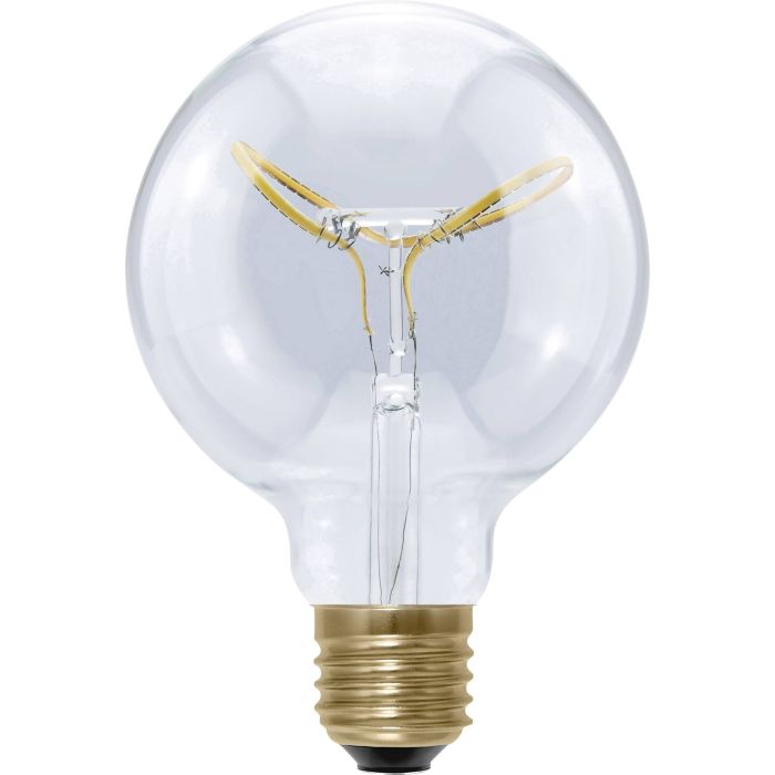 Segula LED Design Line 50409 8w Globe 95 Curved Butterfly E27 250lm 2200K Dimmable