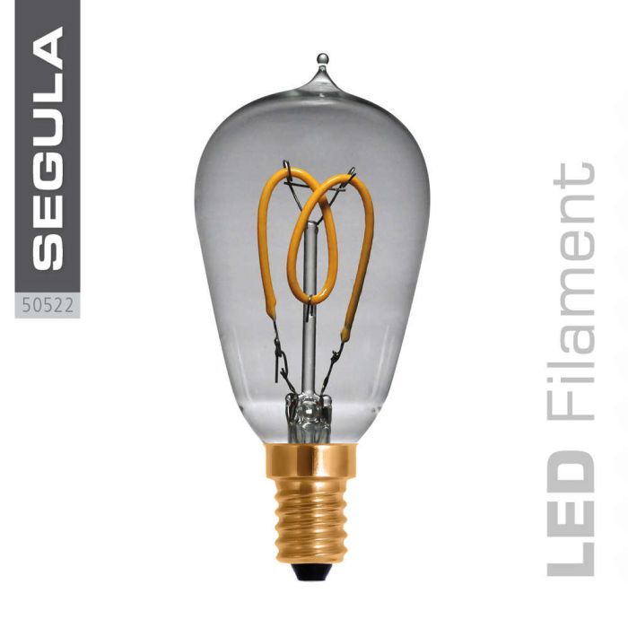 Segula LED Design Line 50522 2.7w Radio Style Curved E14 100lm 2200K Dimmable