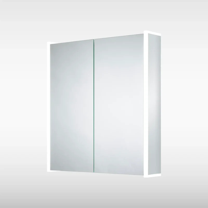 Sensio Ainsley LED Mirror Cabinet, Single Door, Diffused, Bluetooth, 700x564x130mm, Cool White