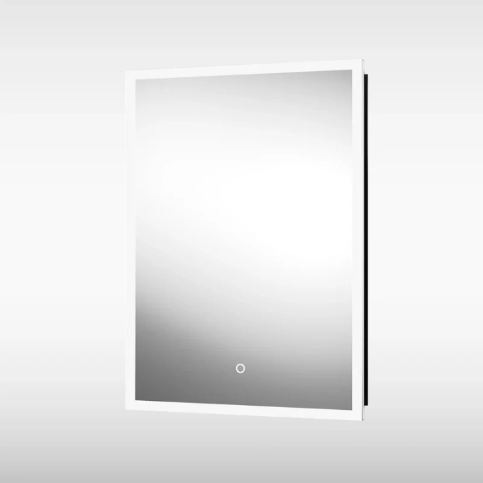 Sensio Eclipse Recessed LED Mirror Cabinet, Single Door, TrioTone (CCT), 700x500x116mm