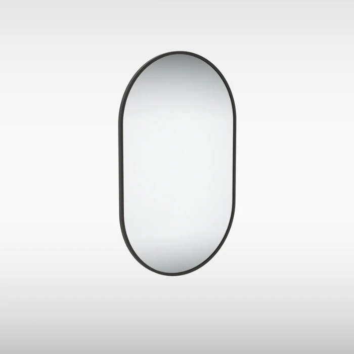 Sensio Eldon Pill Wall Mirror, 400x600mm, Black