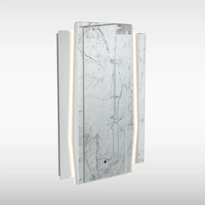 Sensio Gatsby Art Deco LED Mirror, CCT, 600x900mm