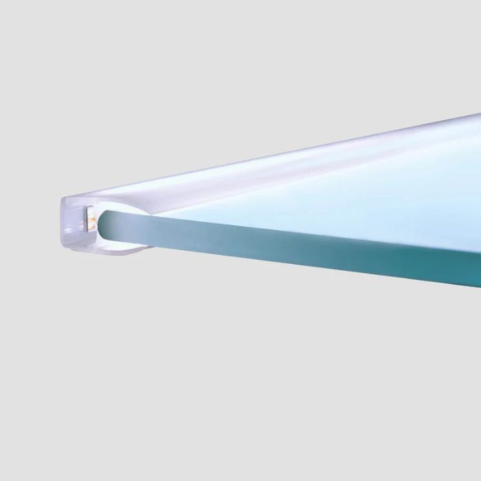 Sensio Glow Illuminated Glass Shelf Clip 600mm - Cool White 5000K