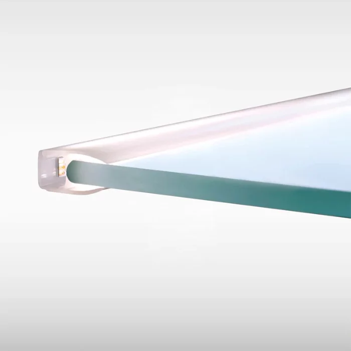 Sensio Glow Pro Colour Changeable Illuminated Glass Shelf Clip 1000mm - CCT 