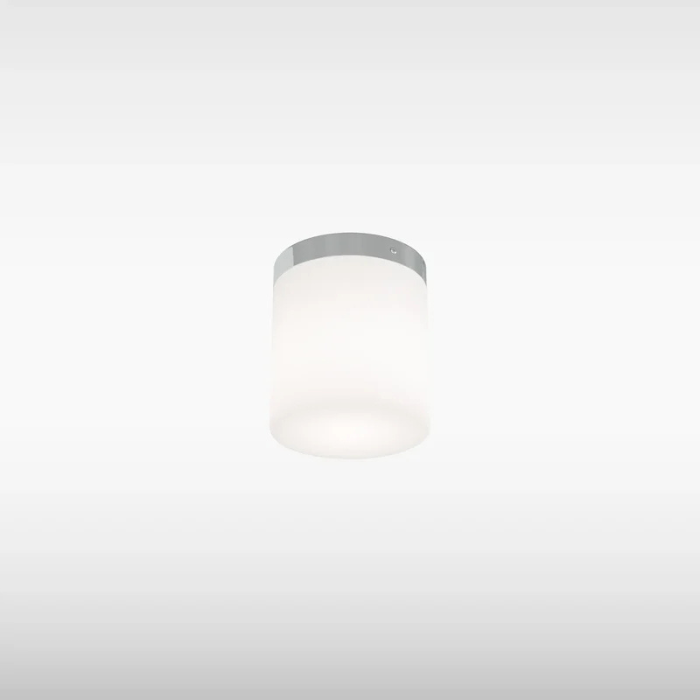 Sensio Mabelle Round Bathroom LED Ceiling Light, Chrome