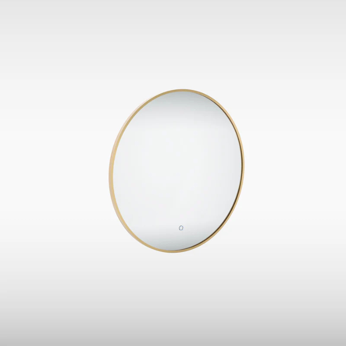 Sensio Nebula Round LED Mirror, CCT, Ø600mm, Brass