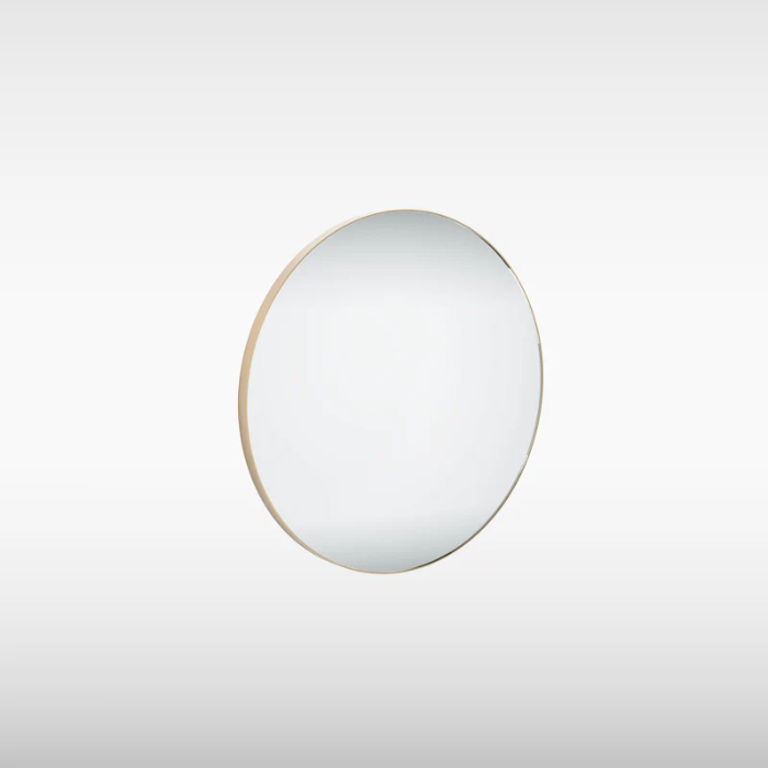 Sensio Noa Round Wall Mirror, Ø600mm, Brass