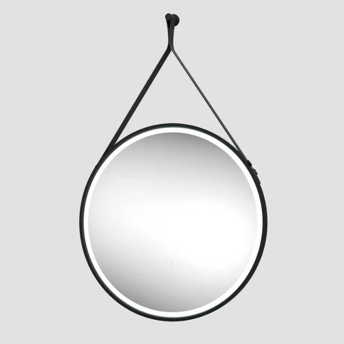 Sensio Nova Hanging LED Mirror with Strap, TrioTone, Ø800x38mm