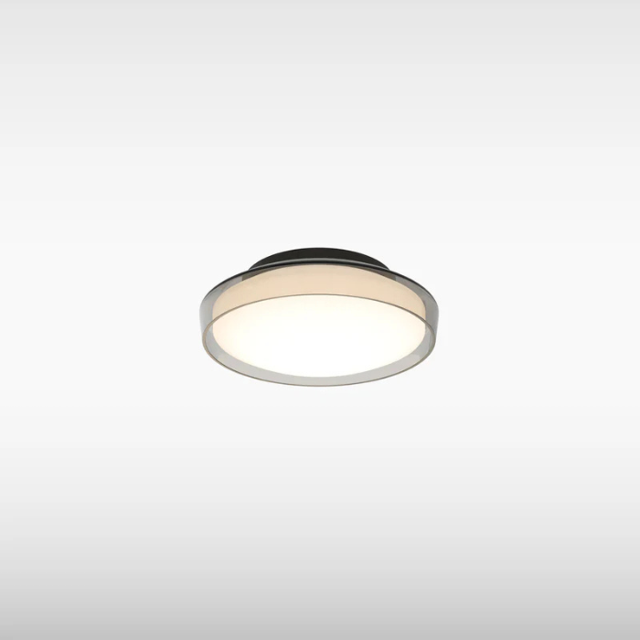 Sensio Selvara Round LED Ceiling Light, CCT, Black