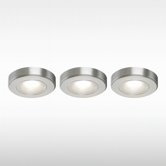 Sensio Zeta Recessed/Surface Mounted Under Cabinet Light 3 Light Kit Inc Driver - Natural White