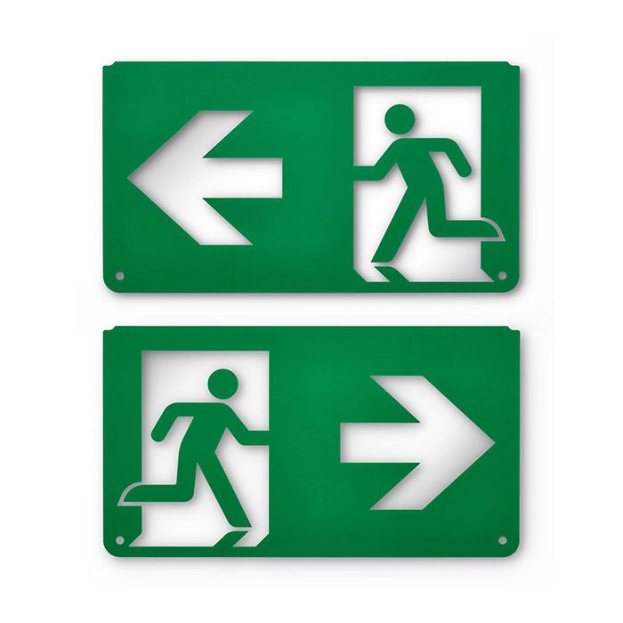 Signify Ecolink Emergency Blade Exit Left/Right Sign