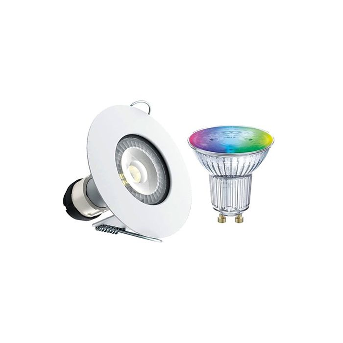 Smart Downlight Bundle Integral White Evofire + Ledvance Bluetooth GU10 Spot