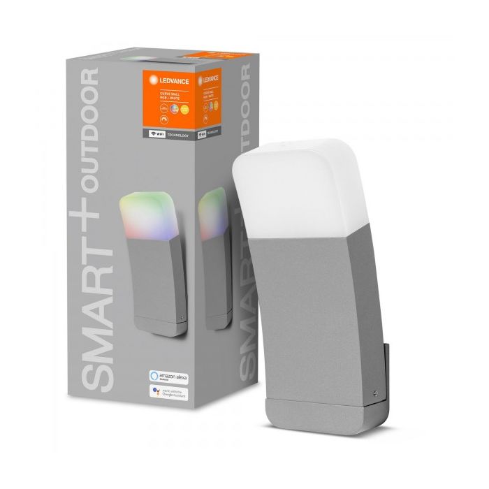 SMART+ WIFI CURVE Silver Wall Light