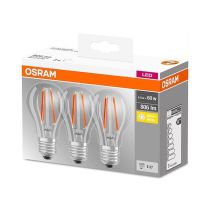 3 Pack Osram 7w LED E27 GLS 2700K