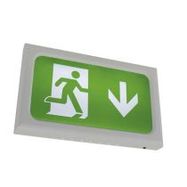 Ansell Encore 2.6W LED Emergency Exit Sign-Silver Grey