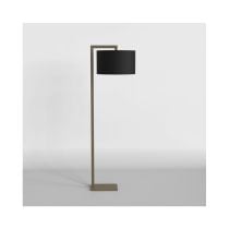 Astro Ravello Bronze LED Floor Lamp with Black Drum Shade