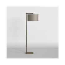 Astro Ravello Bronze LED Floor Lamp with Oyster Drum Shade