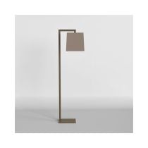 Astro Ravello Bronze LED Floor Lamp with Oyster Tapered Square Shade