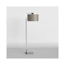 Astro Ravello Chrome LED Floor Lamp with Oyster Drum Shade